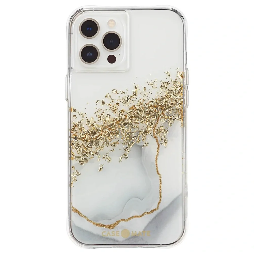Case-Mate Karat Marble iPhone 12 13 Pro Max Case - Picture 1 of 6
